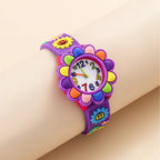 Montre Enfant Fleur Colorée – Apprentissage de l’heure ludique - vue 3 - Montrelio