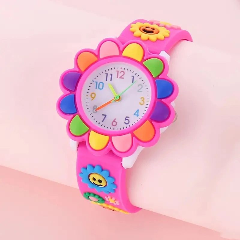 Montre Enfant Fleur Colorée – Apprentissage de l’heure ludique - vue 5 - Montrelio