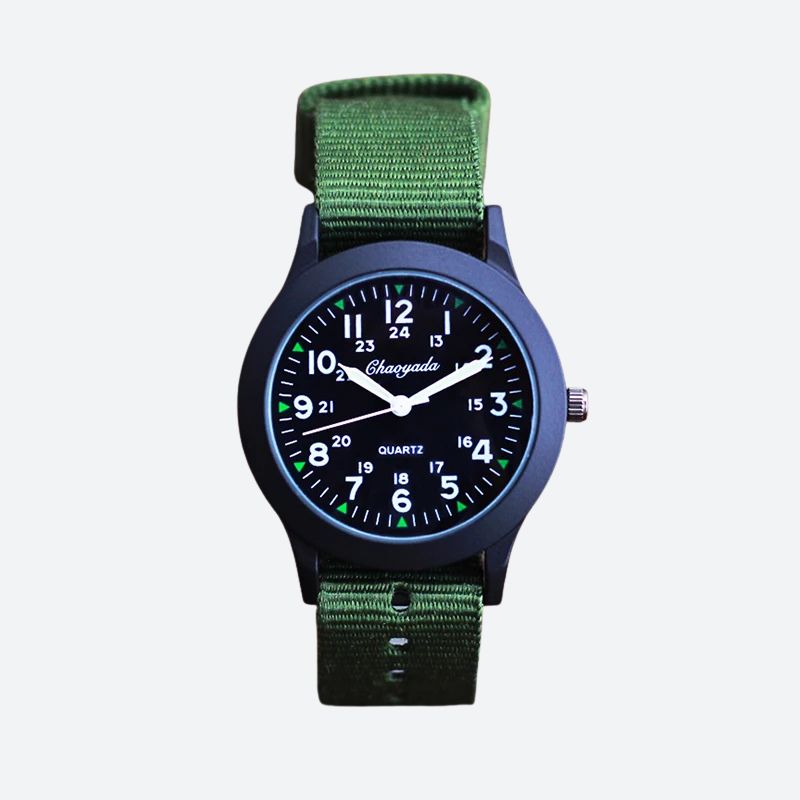 Montre enfant garçon à bracelet nylon – Cadran clair et pratique - vue 4 - Montrelio