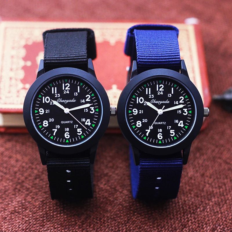 Montre enfant garçon à bracelet nylon – Cadran clair et pratique - vue 5 - Montrelio