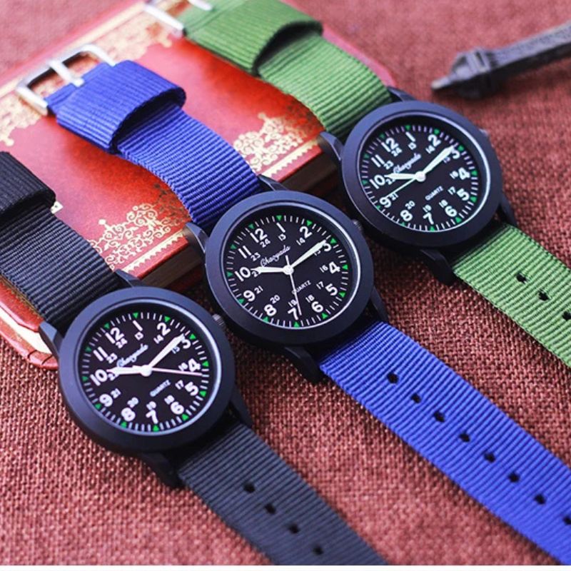 Montre enfant garçon à bracelet nylon – Cadran clair et pratique - vue 7 - Montrelio