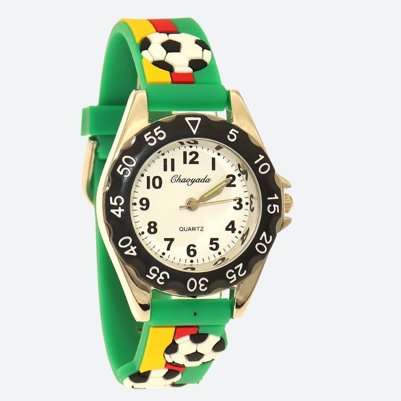 Montre enfant garçon motif football - vue 4 - Montrelio