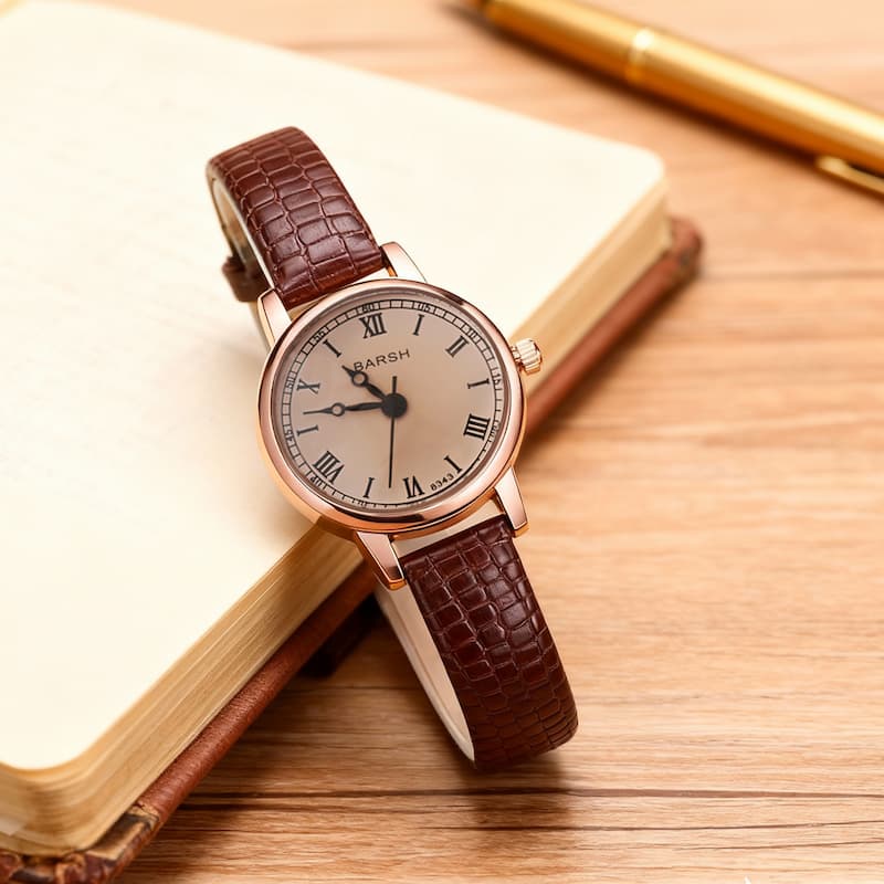 Montre Femme Cuir Cadran Rond - vue 2 - Montrelio