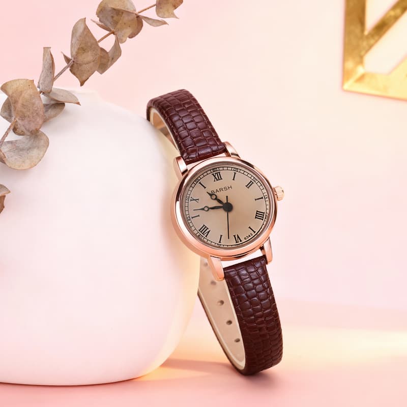 Montre Femme Cuir Cadran Rond - vue 4 - Montrelio