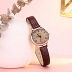 Montre Femme Cuir Cadran Rond - vue 4 - Montrelio