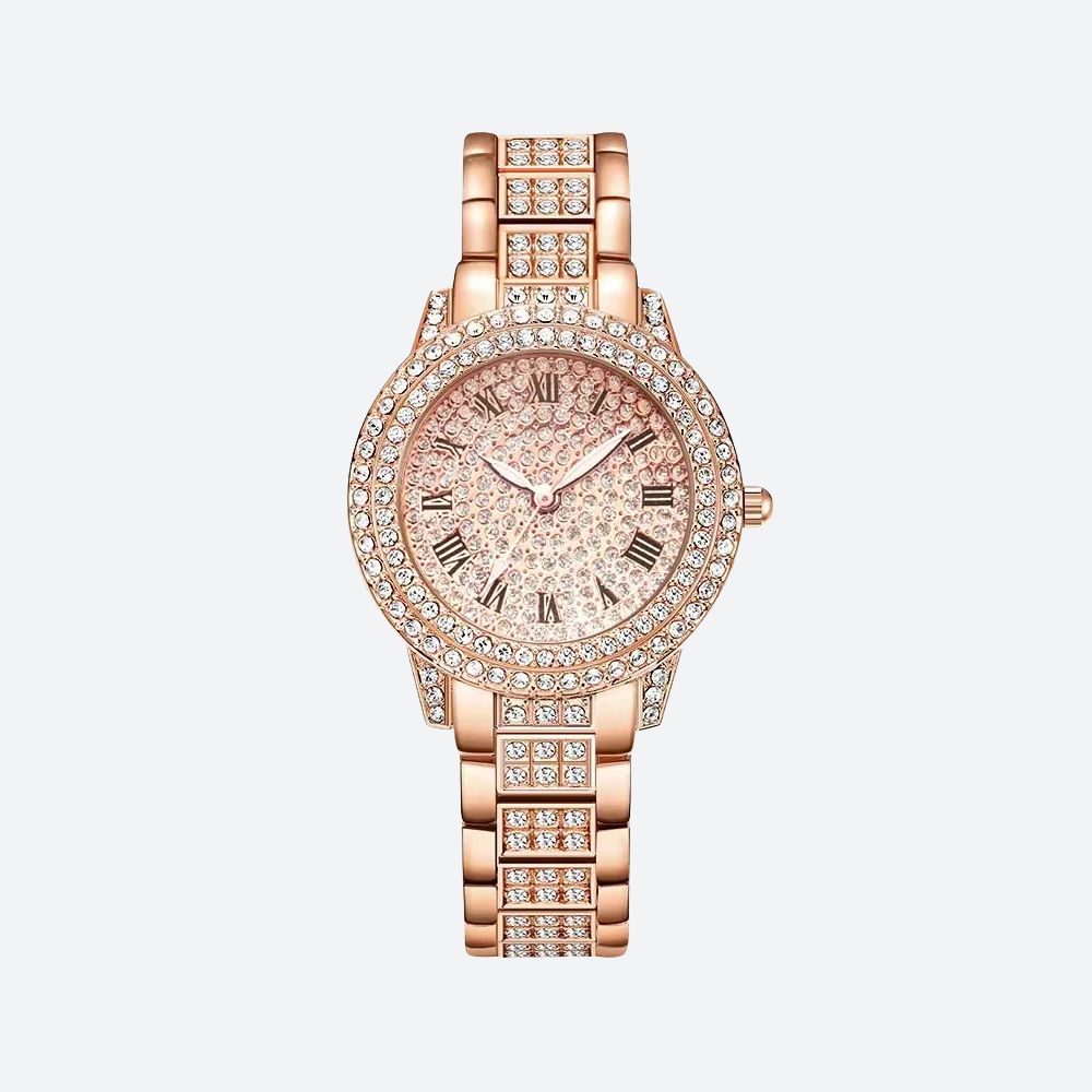 Montre Femme Élégante Strass Mécanique - vue 2 - Montrelio