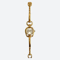 Montre Femme Forme Irrégulière Dorée Quartz Bracelet Fin - vue 1 - Montrelio