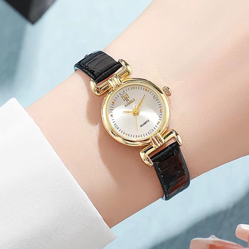 Montre Femme Minimaliste Quartz Cuir Croco - vue 6 - Montrelio