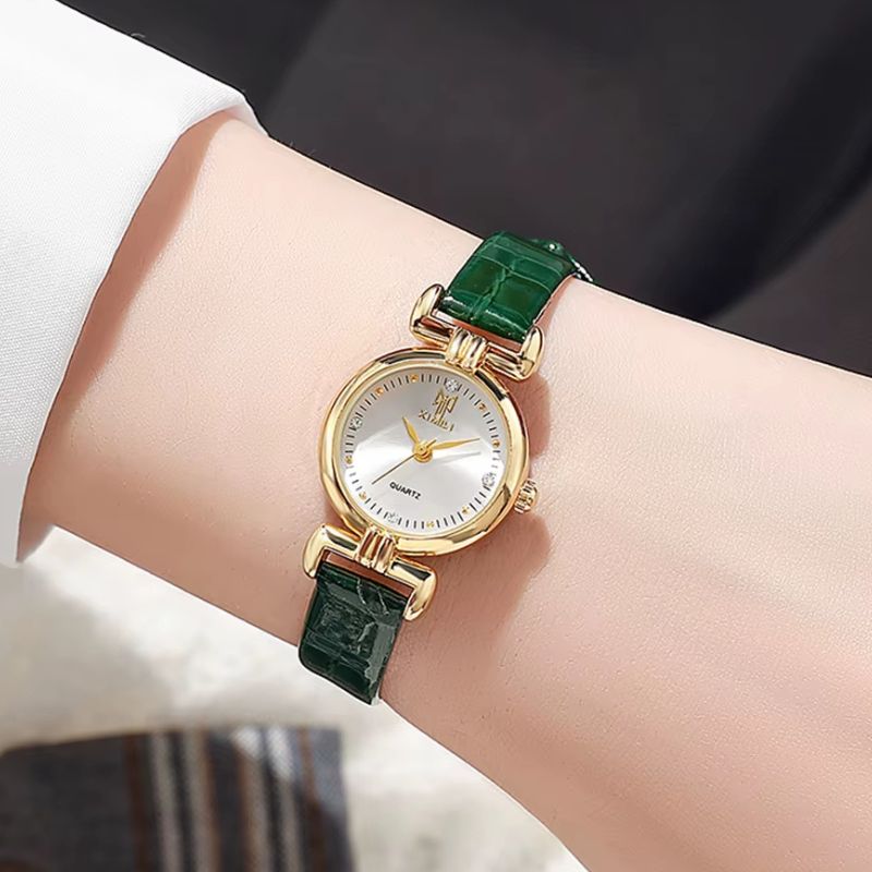 Montre Femme Minimaliste Quartz Cuir Croco - vue 7 - Montrelio