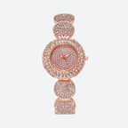 Montre Femme Quartz Entièrement En Strass - vue 1 - Montrelio