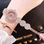 Montre Femme Quartz Entièrement En Strass - vue 6 - Montrelio