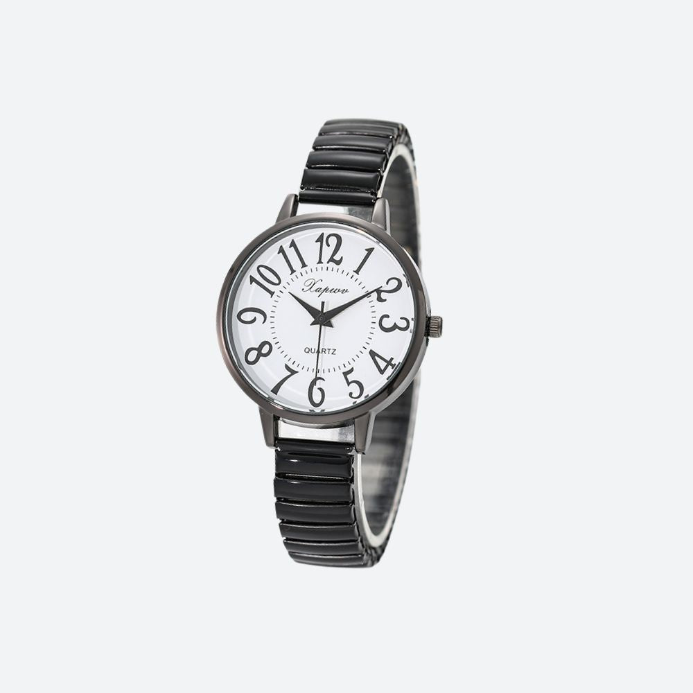 Montre Femme Quartz Grand Chiffres Arabes - vue 1 - Montrelio