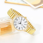 Montre Femme Quartz Grand Chiffres Arabes - vue 5 - Montrelio