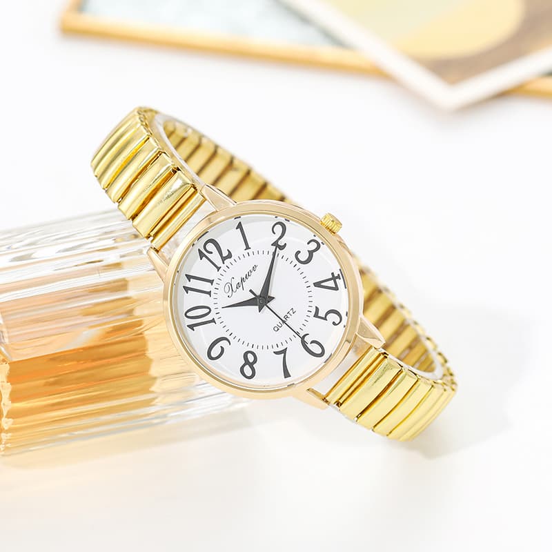 Montre Femme Quartz Grand Chiffres Arabes - vue 5 - Montrelio