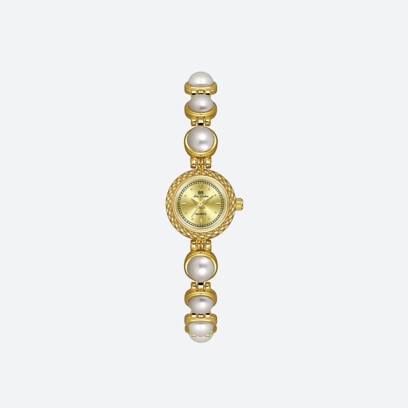 Montre Femme Quartz Perle Médiévale, Élégante - vue 2 - Montrelio