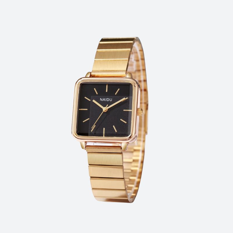 Montre Femme quartz rétro cadran carré - vue 2 - Montrelio