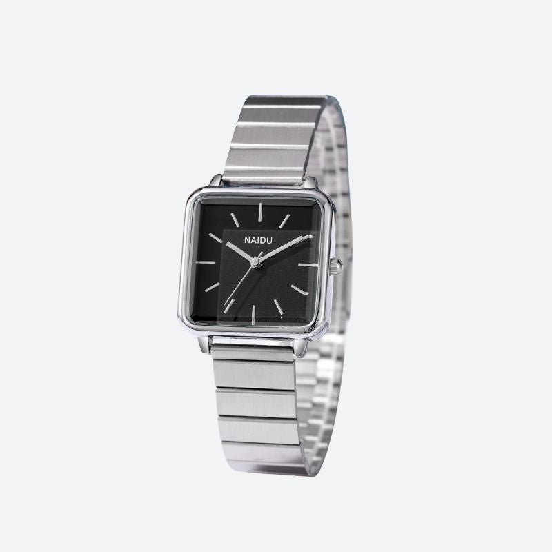 Montre Femme quartz rétro cadran carré - vue 4 - Montrelio