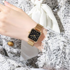 Montre Femme quartz rétro cadran carré - vue 6 - Montrelio
