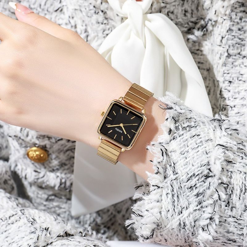 Montre Femme quartz rétro cadran carré - vue 6 - Montrelio