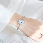 Montre Femme Quartz Rétro Ronde Acier - vue 3 - Montrelio