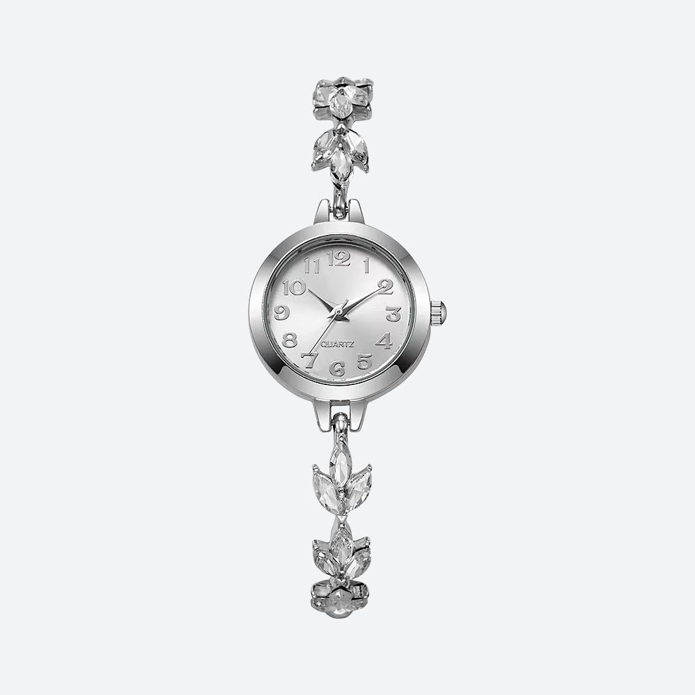 Montre Femme Ronde Strass Élégante - vue 3 - Montrelio