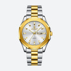 Montre Homme Acier Bicolore Quartz, Jour/Date - vue 1 - Montrelio