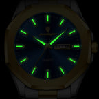 Montre Homme Acier Bicolore Quartz, Jour/Date - vue 6 - Montrelio