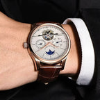 Montre Homme Automatique avec Phase de Lune et Tourbillon - vue 4 - Montrelio