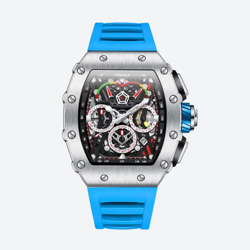 Montre Homme Automatique, Boitier tonneau - vue 1 - Montrelio