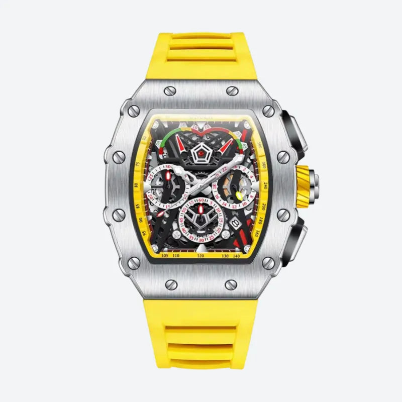 Montre Homme Automatique, Boitier tonneau - vue 2 - Montrelio