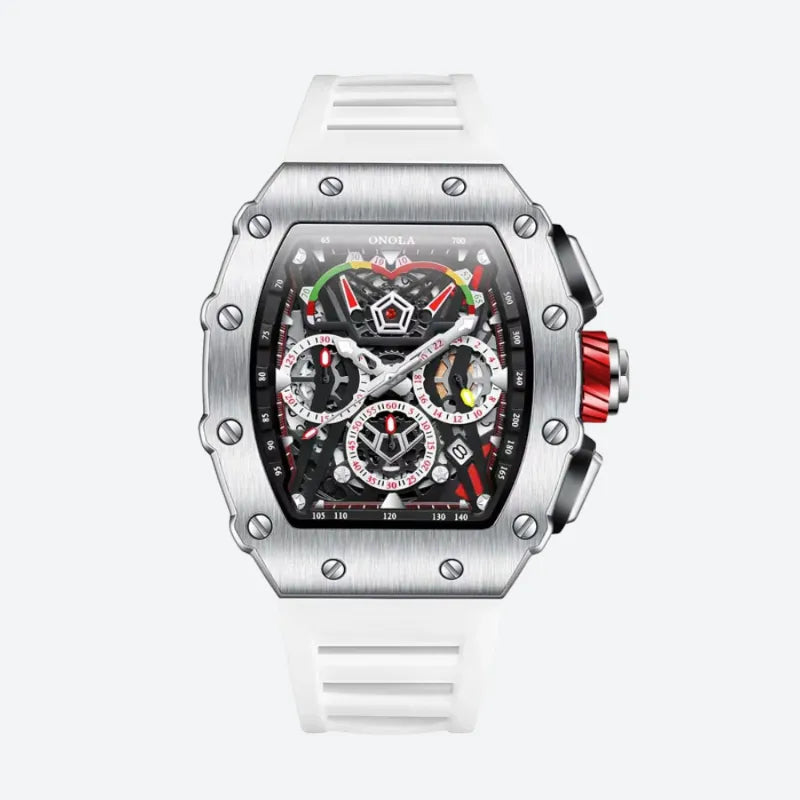 Montre Homme Automatique, Boitier tonneau - vue 4 - Montrelio