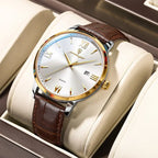 Montre homme cuir étanche quartz - vue 3 - Montrelio