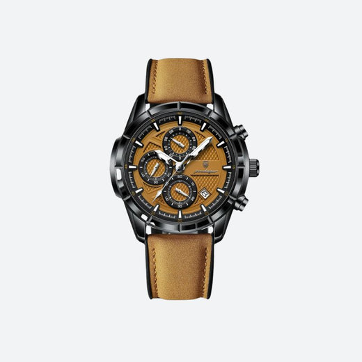 Montre Homme Cuir Quartz Chronographe