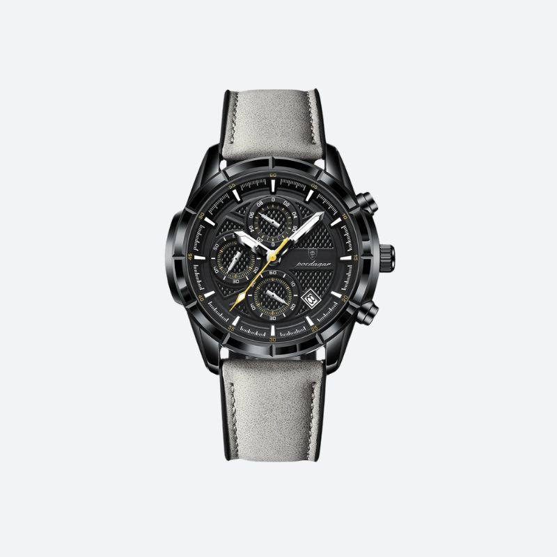Montre Homme Cuir Quartz Chronographe - vue 2 - Montrelio