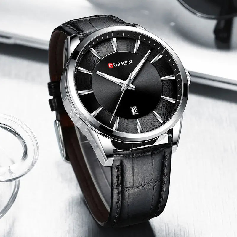 Montre Homme Cuir Quartz Élégante - vue 4 - Montrelio