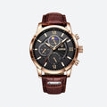 Montre homme cuir quartz étanche - vue 1 - Montrelio
