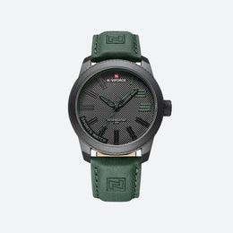 Montre Homme Cuir Sport, style Militaire