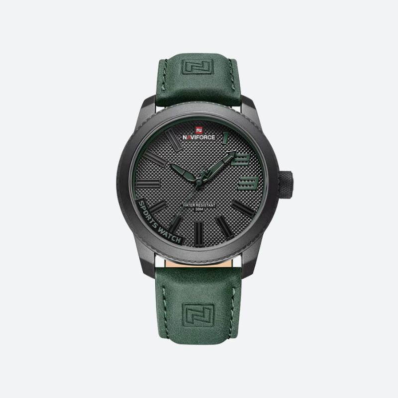 Montre Homme Cuir Sport, style Militaire - vue 1 - Montrelio