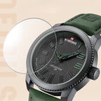 Montre Homme Cuir Sport, style Militaire - vue 4 - Montrelio