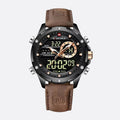 Montre homme digitale analogique-numérique avec chronographe - vue 2 - Montrelio