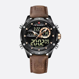 Montre homme digitale analogique-numérique avec chronographe