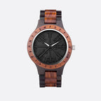 Montre Homme en Bois Viking Noir - vue 1 - Montrelio