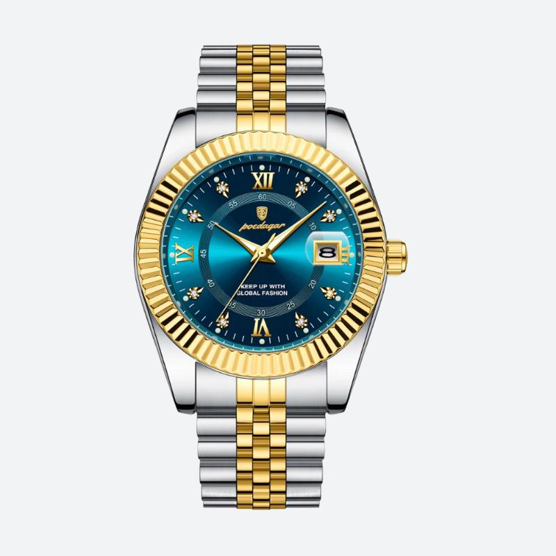 Montre Homme Luxe Quartz, Chiffre Romain - vue 1 - Montrelio