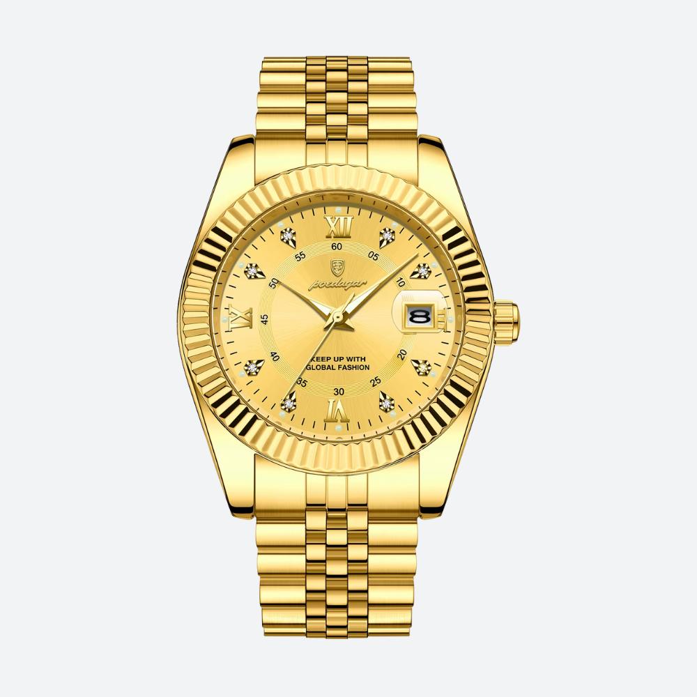 Montre Homme Luxe Quartz, Chiffre Romain - vue 2 - Montrelio