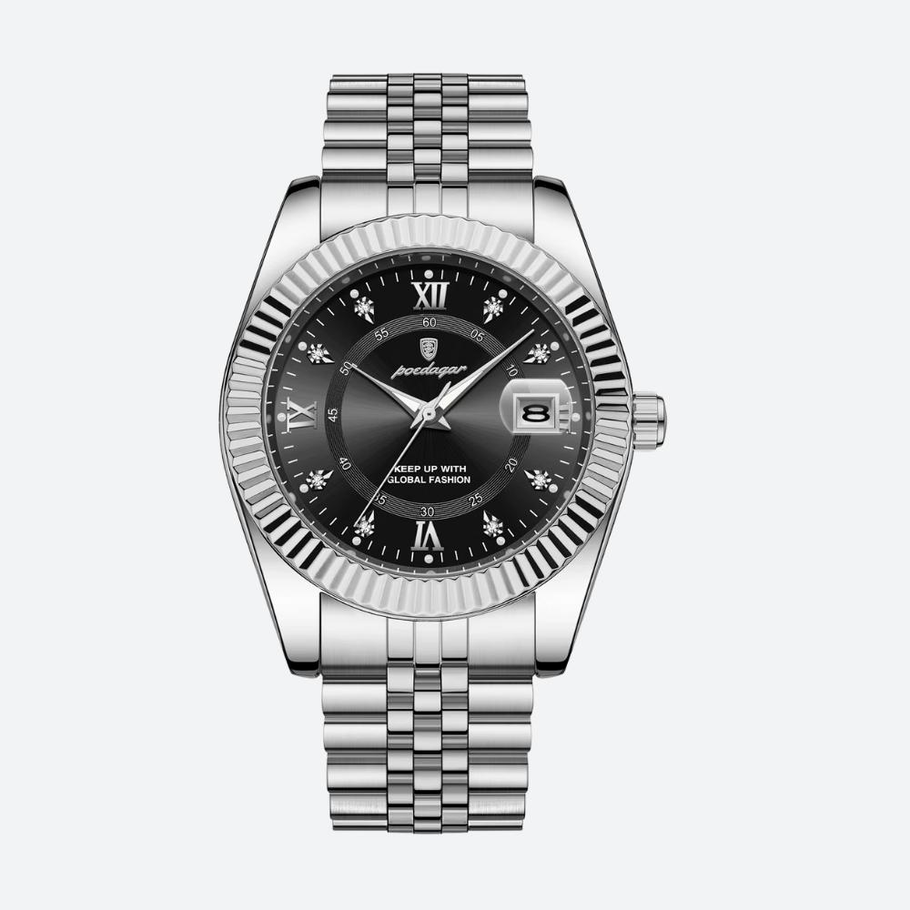 Montre Homme Luxe Quartz, Chiffre Romain - vue 3 - Montrelio