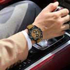 Montre Homme Cuir Quartz Chronographe - vue 4 - Montrelio