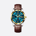 Montre Homme Quartz Élégante avec Bracelet Cuir - vue 1 - Montrelio