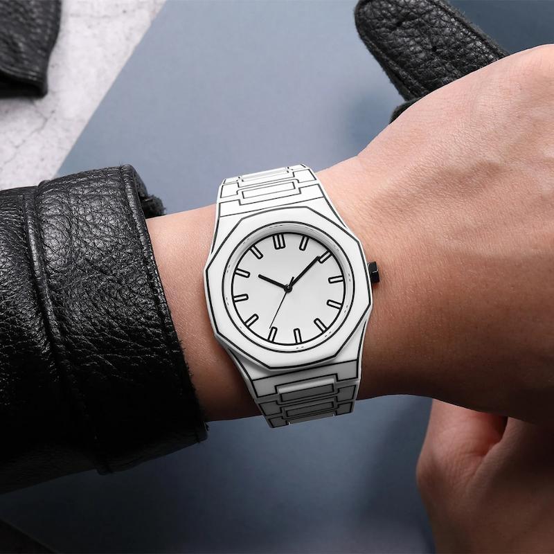 Montre Homme Quartz Minimaliste, Design Épuré - vue 3 - Montrelio