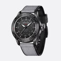 Montre Homme Solaire Aviateur avec Cadran 43 mm, Bracelet Nylon - vue 1 - Montrelio