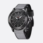 Montre Homme Solaire Aviateur avec Cadran 43 mm, Bracelet Nylon - vue 1 - Montrelio